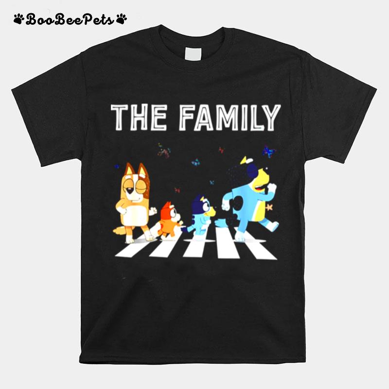 The Family Blueys Cartoon T-Shirt
