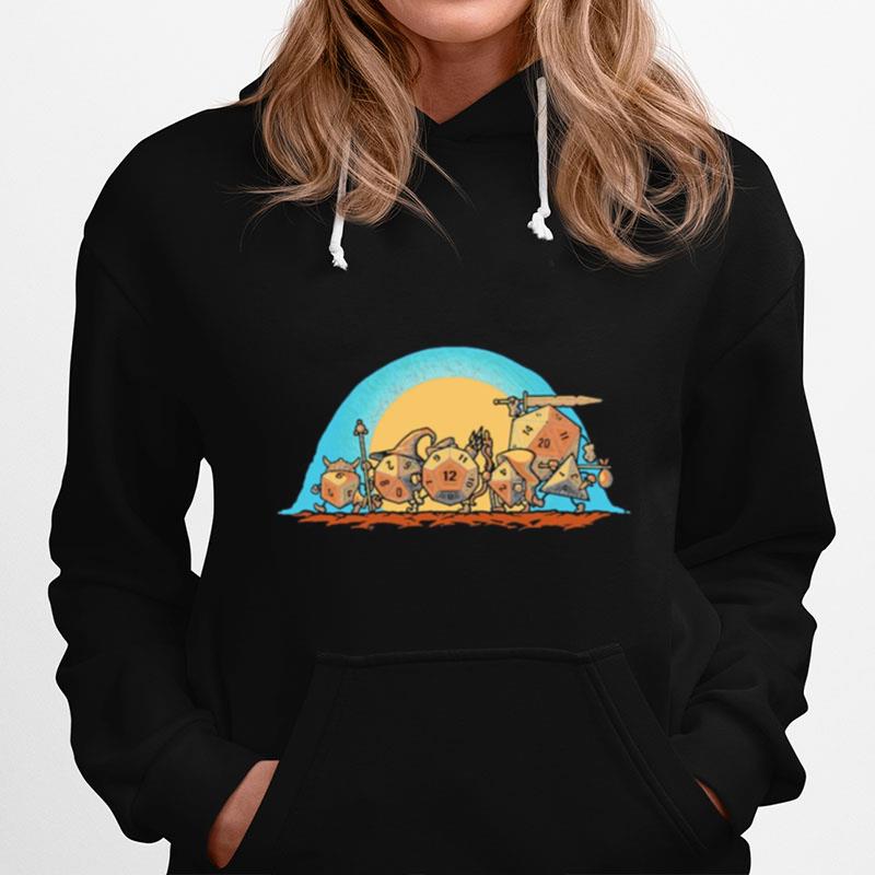 The Fellowship Of The Dice Dd Lord Of The Rings Hoodie