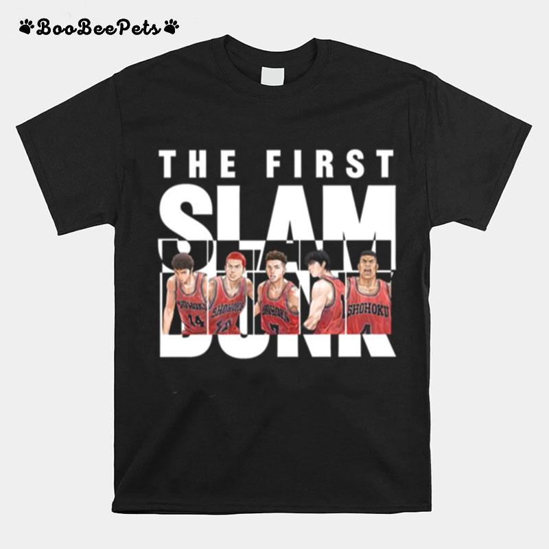 The First Slam Dunk On Dark T-Shirt