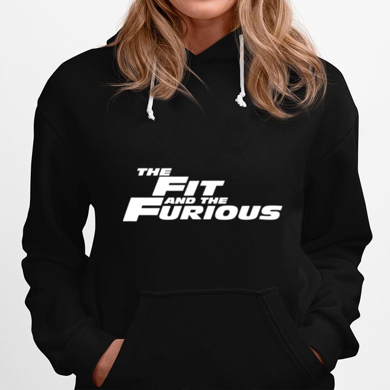 The Fit And The Furious White Logo Hoodie