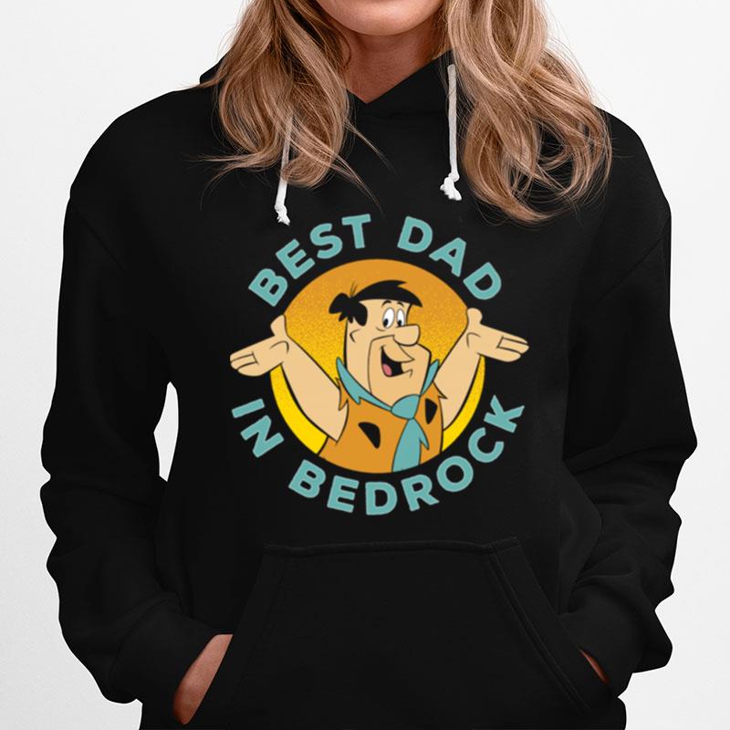 The Flintstones Fred Circle Smile Best Dad In Bedrock Hoodie