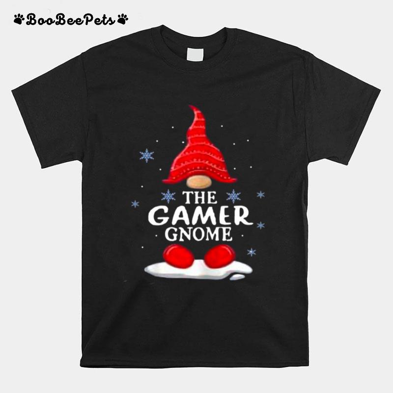 The Gamer Gnome Matching Family Christmas Pajamas Costume T-Shirt