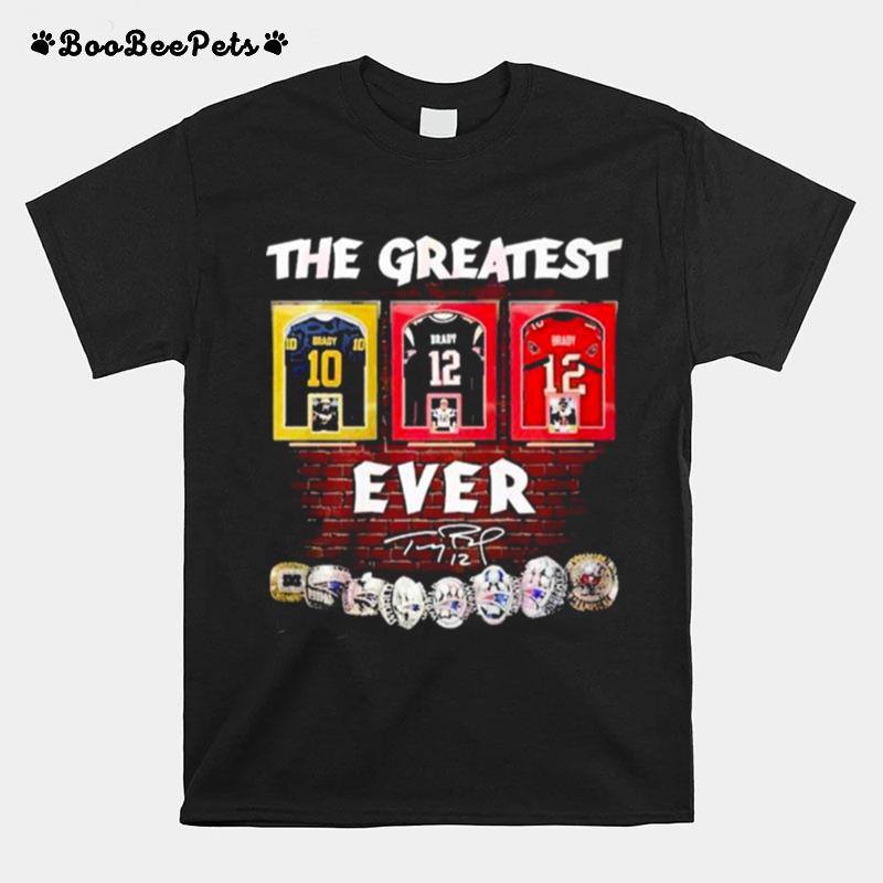 The Greatest 12 Tom Brady Ever Signatures T-Shirt