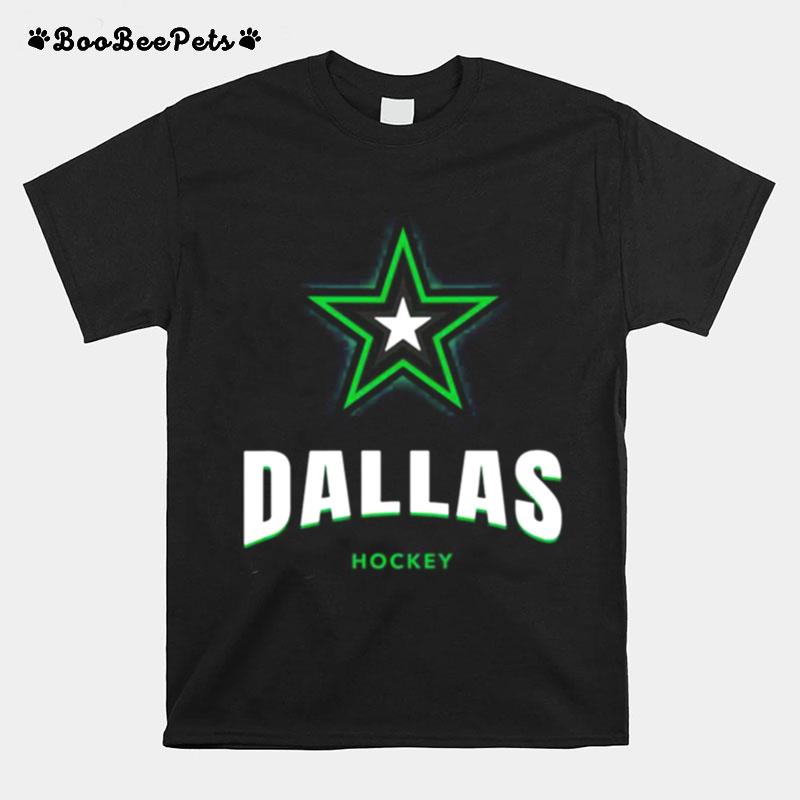 The Green Star Dallas Stars Hockey T-Shirt