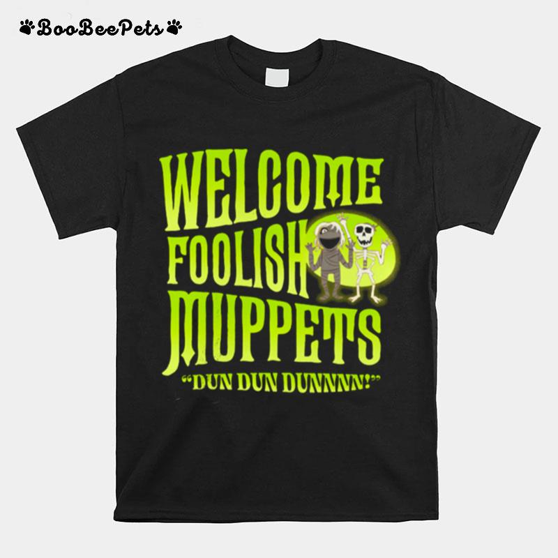The Haunted Mansion Welcome Foolish Muppets Disneyland Halloween Fall T-Shirt