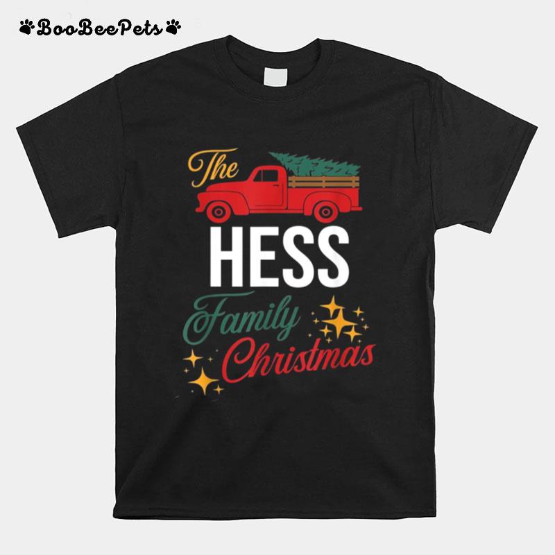 The Hess Family Christmas Matching Pajamas Group T-Shirt