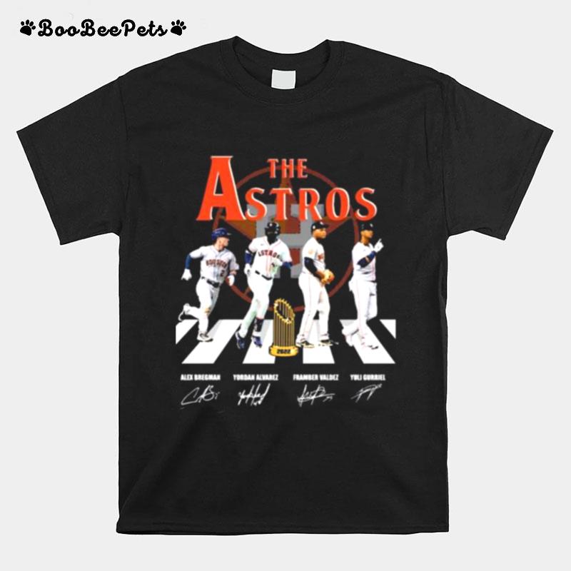 The Houston Astros Abbey Road 2022 Signatures T-Shirt