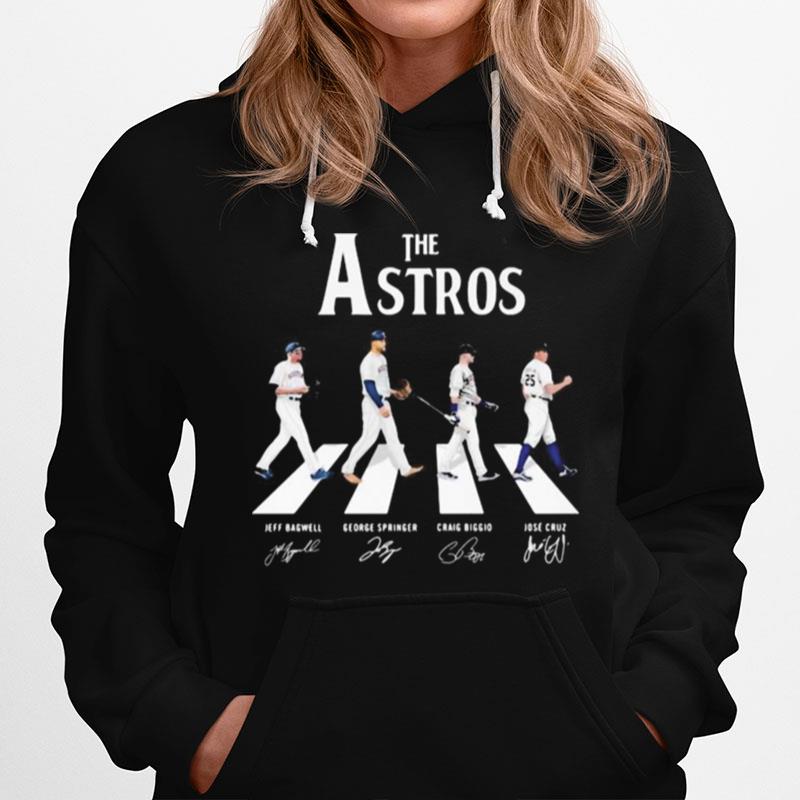 The Houston Astros Baseball Crossing The Line Signatures Hoodie