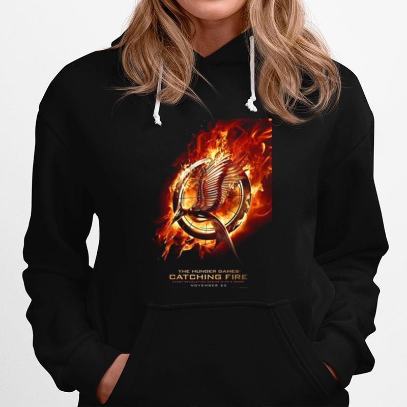 The Hunger Games Catching Fire 2022 Poster Hoodie