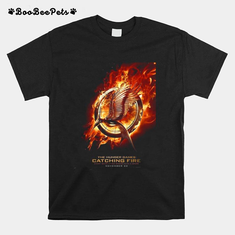 The Hunger Games Catching Fire 2022 Poster T-Shirt