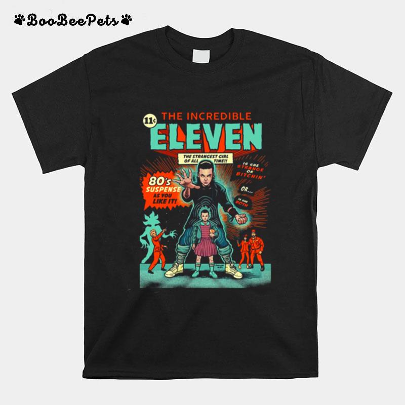 The Incredible Eleven Stranger Things 80S Art T-Shirt