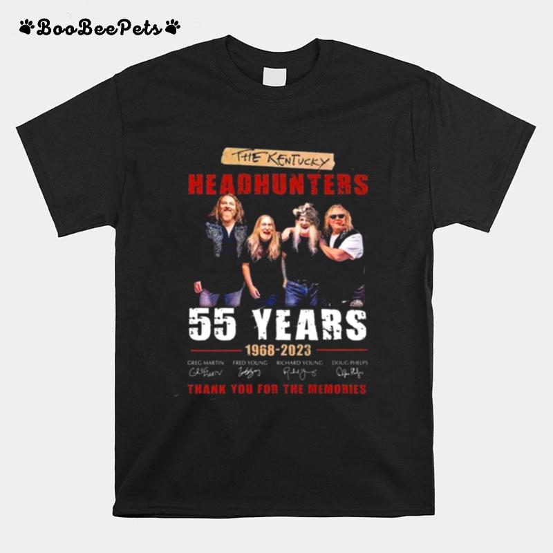 The Kentucky Headhunters 55 Years 1968 %E2%80%93 2023 Thank You For The Memories Signature T-Shirt