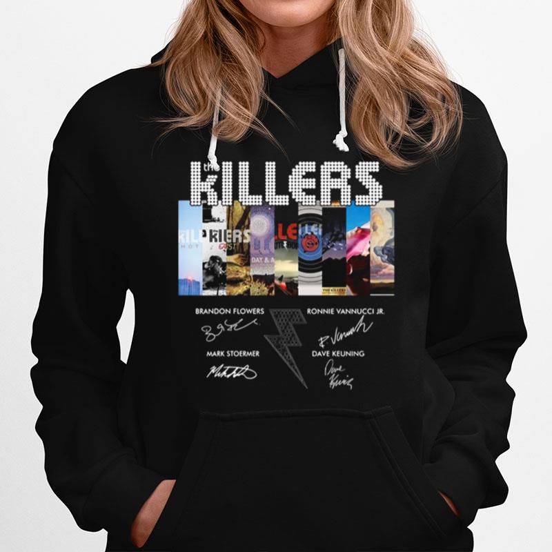 The Killers Band Members Signatures Hoodie