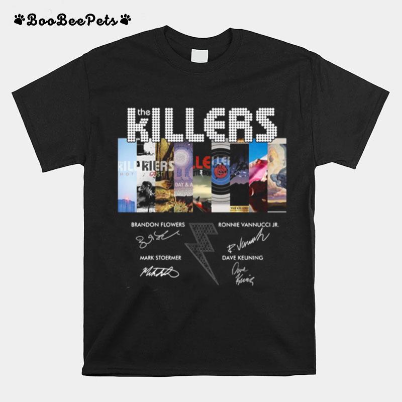 The Killers Band Members Signatures T-Shirt