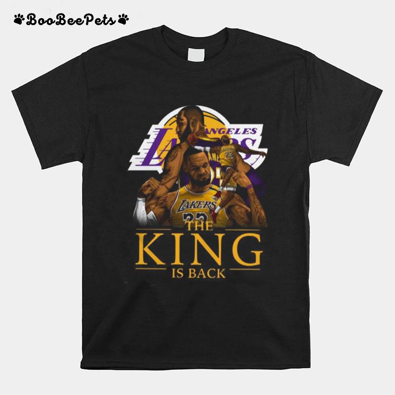The King Is Back Los Angeles Lakers Signature T-Shirt