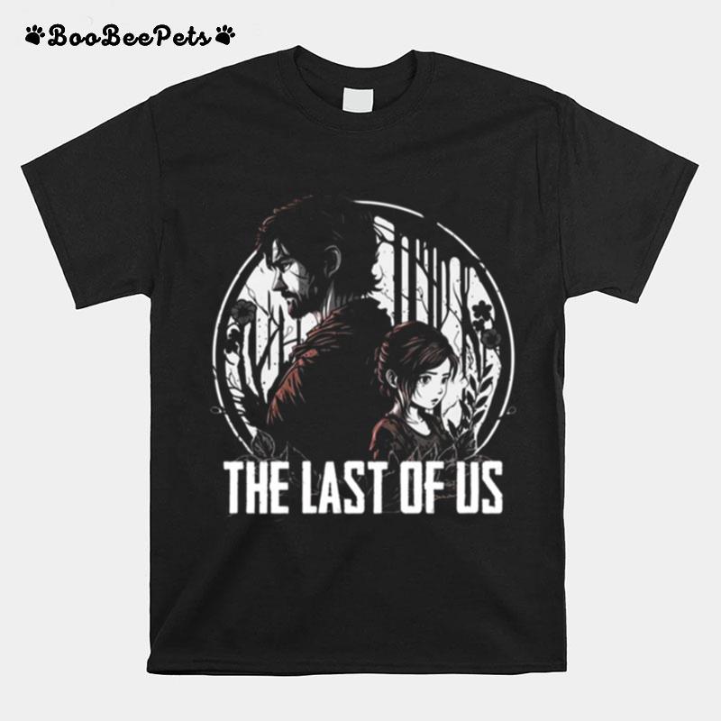 The Last Of Us Ellie And Joel Anime Version T-Shirt