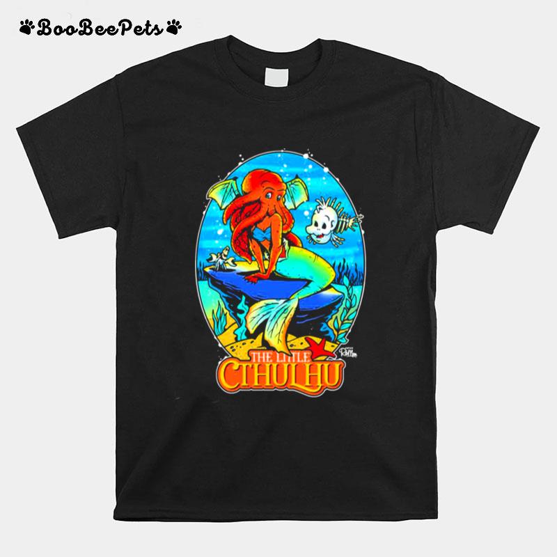 The Little Cthulhu The Little Mermaid T-Shirt