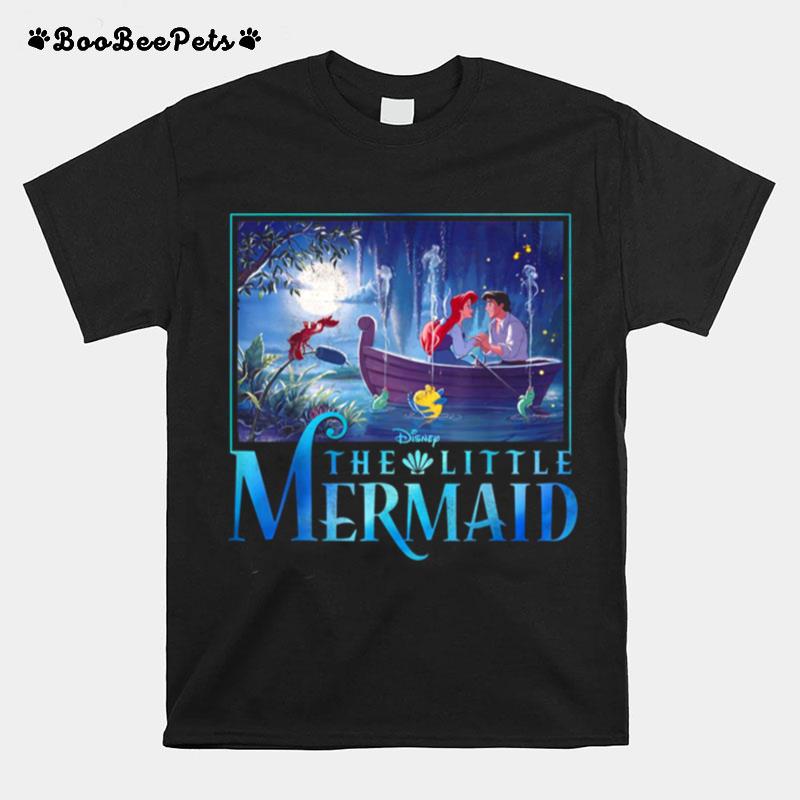 The Little Mermaid Ariel And Eric Grotto Portrait T-Shirt