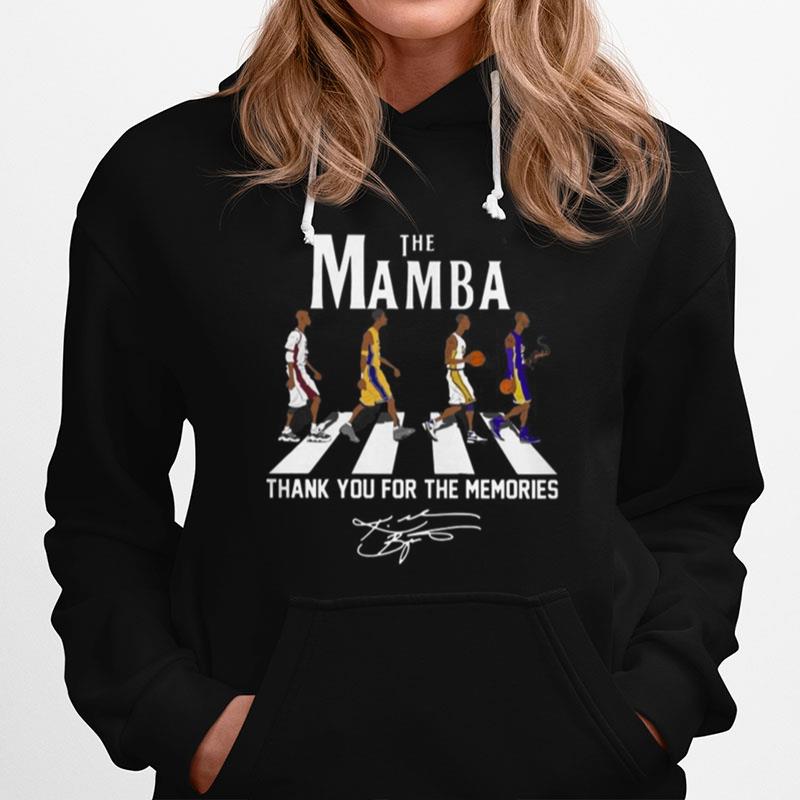 The Mamba Abbey Road Thank You For The Memories Signature Hoodie