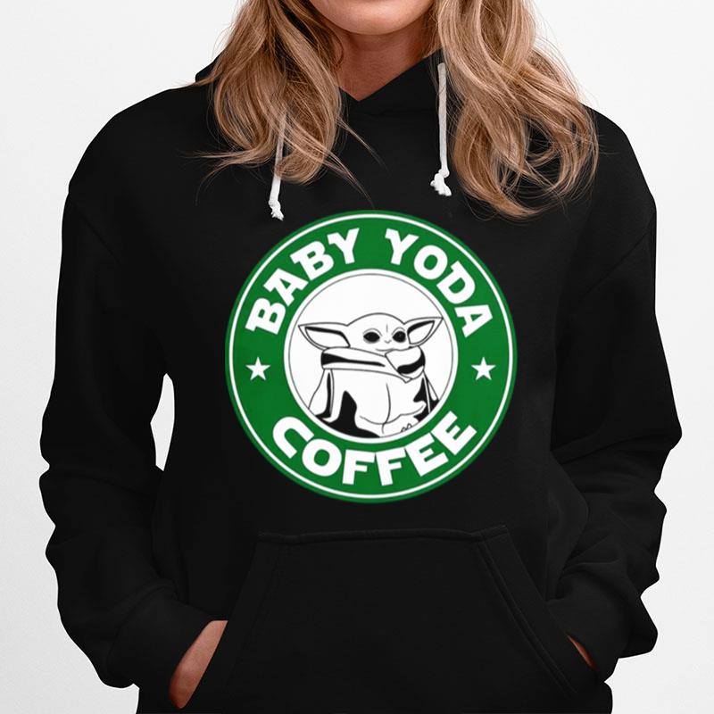 The Mandalorian Baby Yoda Coffee Hoodie