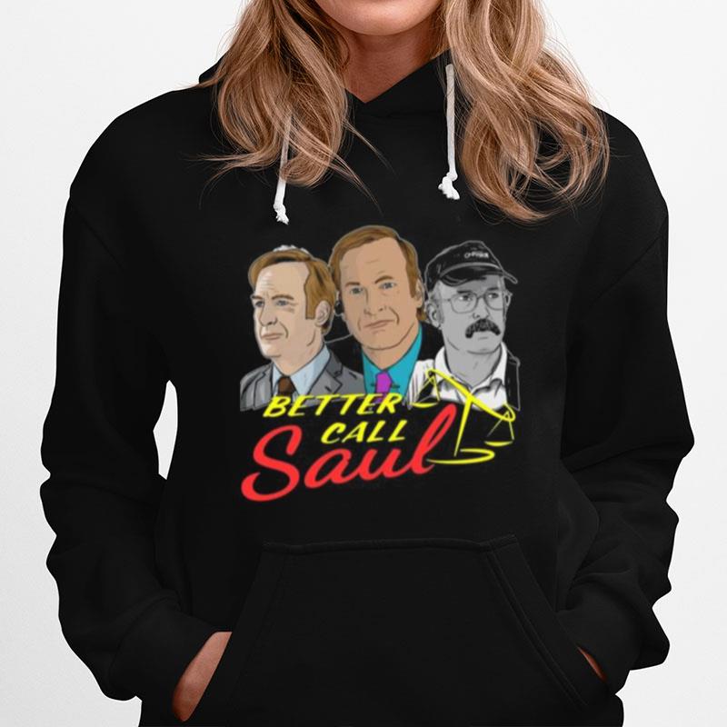 The Many Faces Of Better Call Saul Goodman Hoodie