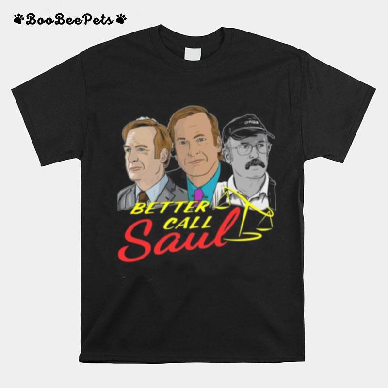 The Many Faces Of Better Call Saul Goodman T-Shirt