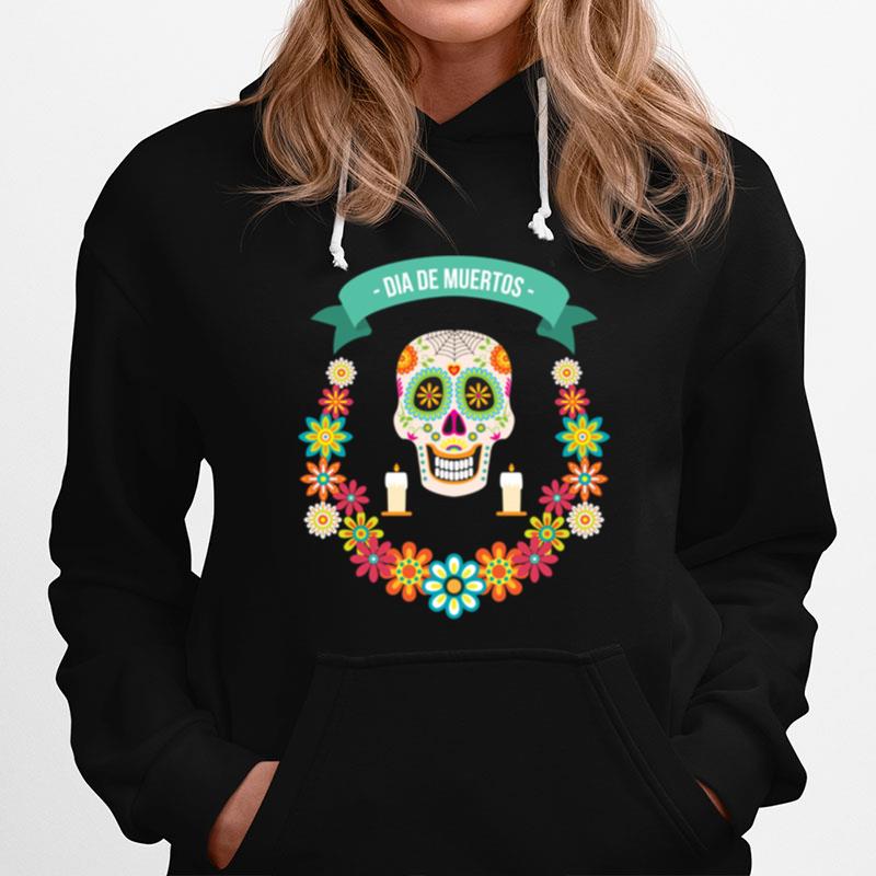 The Mexican Dia De Muertos Sugar Skull Hoodie