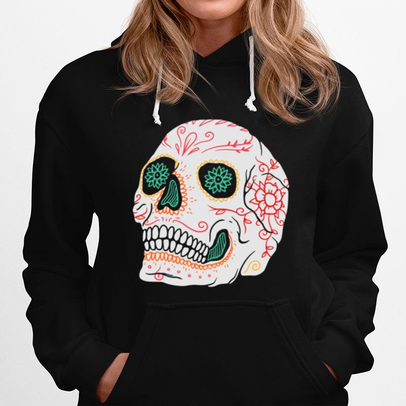 The Mexican Sugar Skull Day Of Dead Hoodie