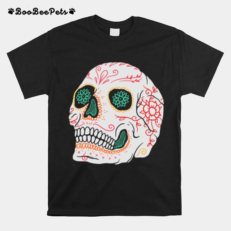 The Mexican Sugar Skull Day Of Dead T-Shirt