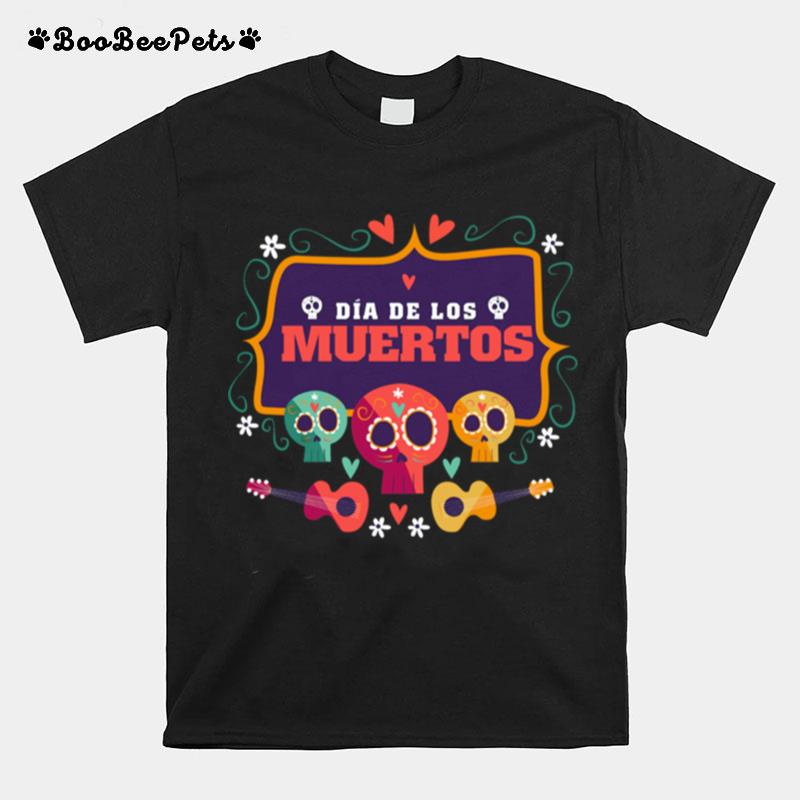The Mexico Dia De Los Muertos Sugar Skulls T-Shirt