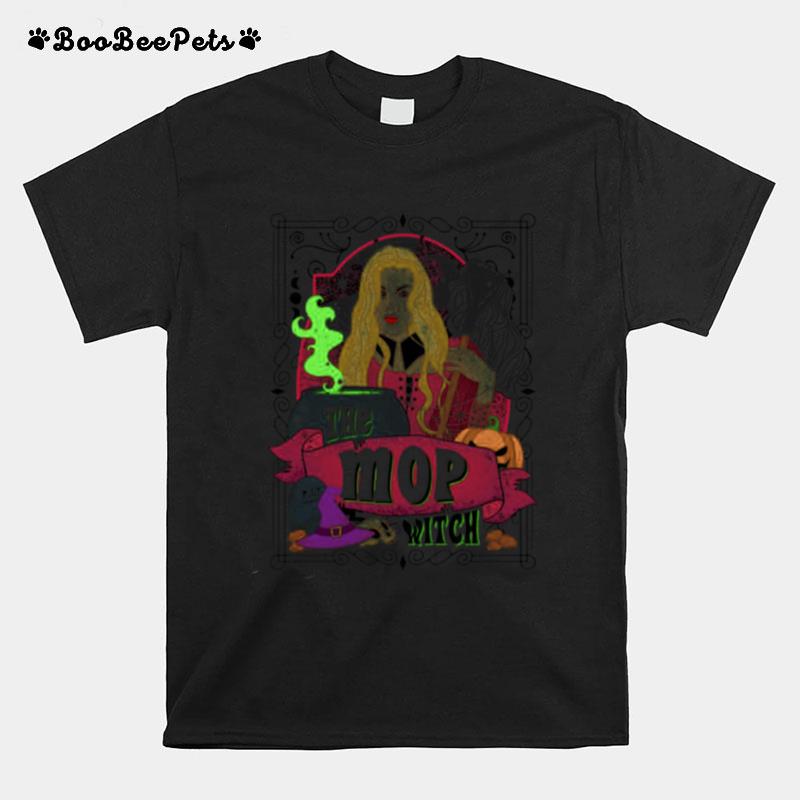 The Mop Witch Tarot Card Hocus Pocus T-Shirt