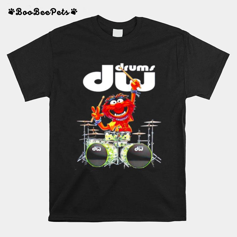 The Muppet Show Animal Playing Dw Drums T-Shirt