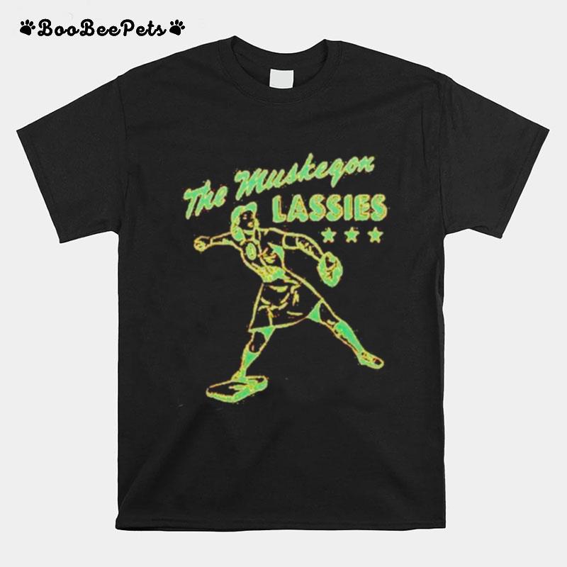 The Muskegon Lassies Three Stars T-Shirt