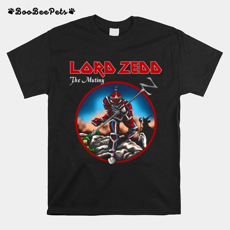 The Mutiny Lord Zedd Power Rangers X Iron Maiden T-Shirt