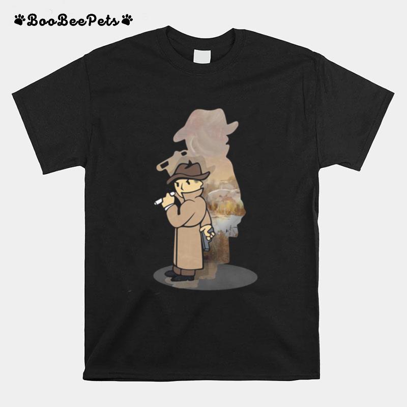 The Mysterious Stranger Fallout Game T-Shirt