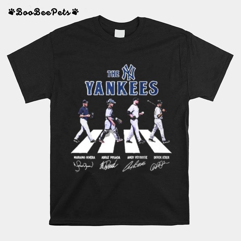 The New York Yankees Abbey Road 2023 Signatures T-Shirt