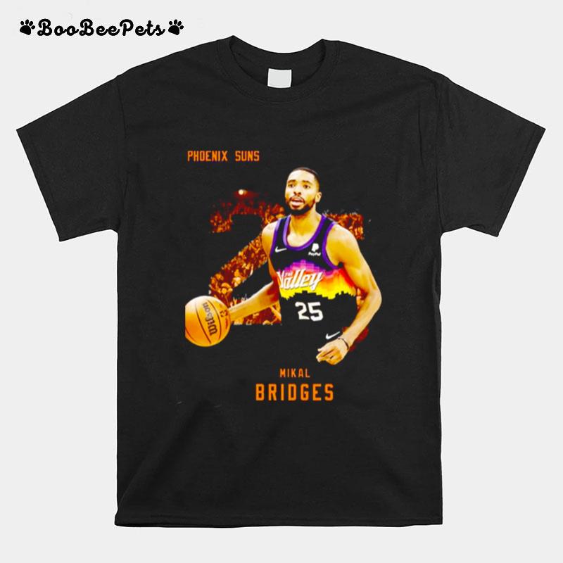 The Number 25 Of Suns Mikal Bridges T-Shirt