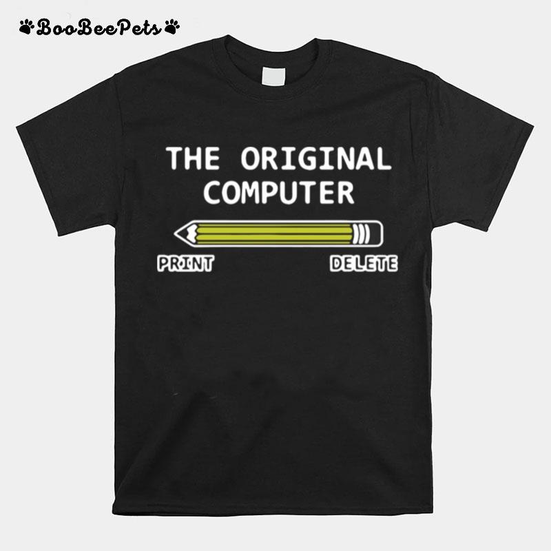 The Original Computer Print Delete T-Shirt