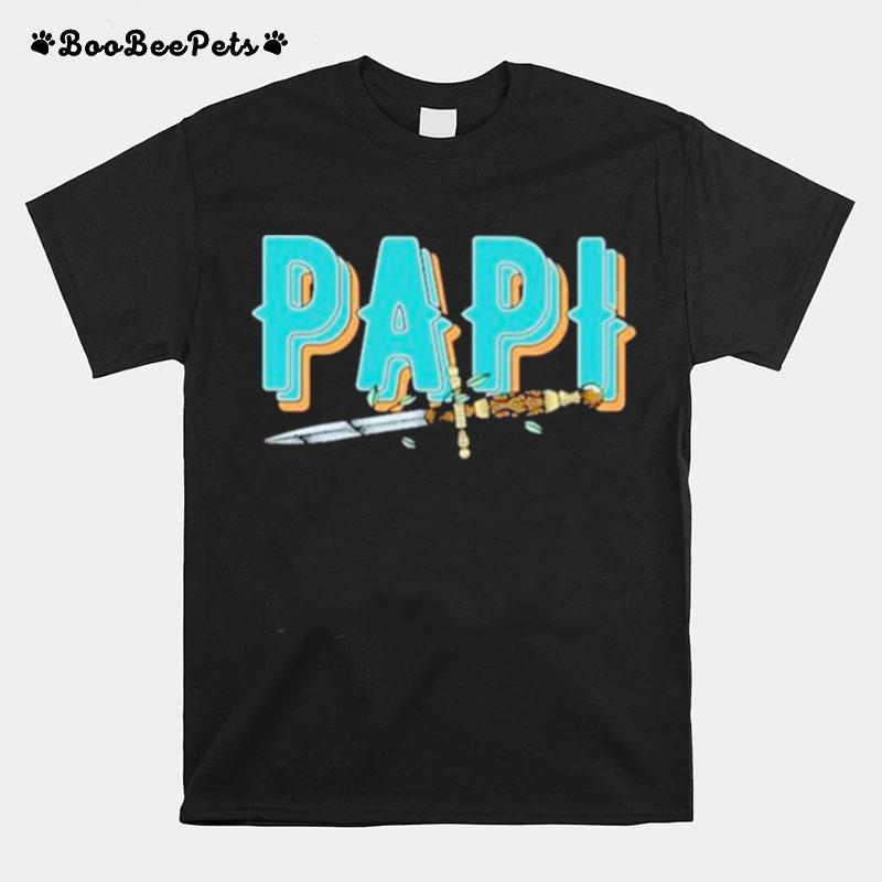 The Papi Teal Knife T-Shirt