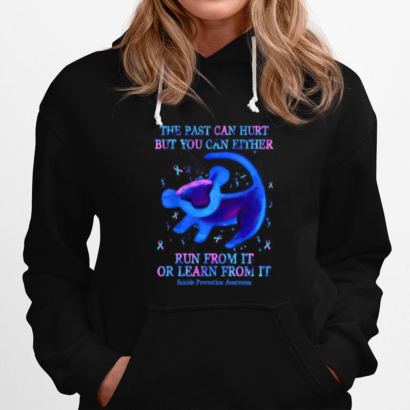 The Past Can Hurt But You Can Either Run From It Or Learn From It Suicide Prevention Awareness Hoodie