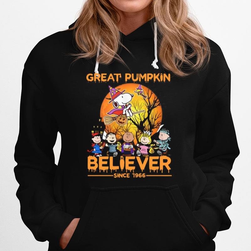 The Peanuts Snoopy Great Pumpkin Believer Since 1966 Halloween Hoodie