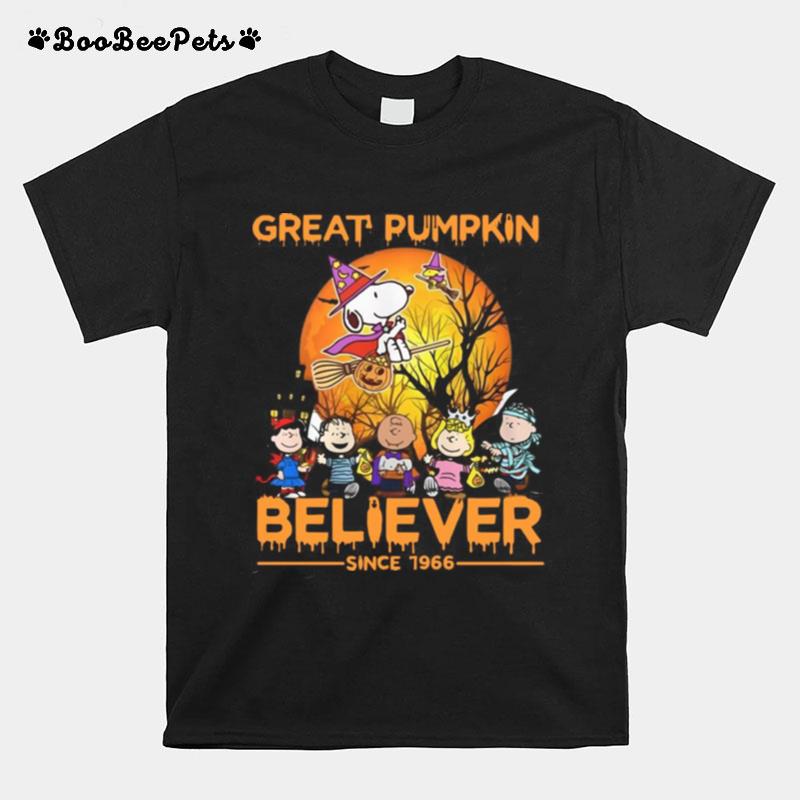 The Peanuts Snoopy Great Pumpkin Believer Since 1966 Halloween T-Shirt