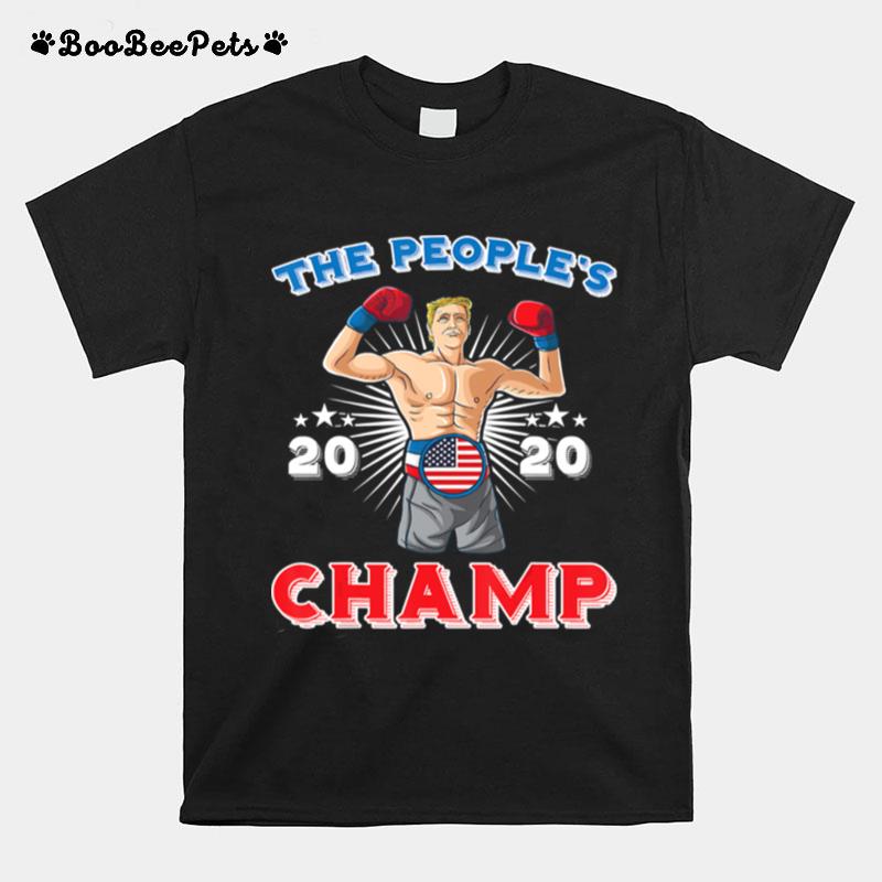 The Peoples Champ Boxer 45 President Trump Winning Election T-Shirt