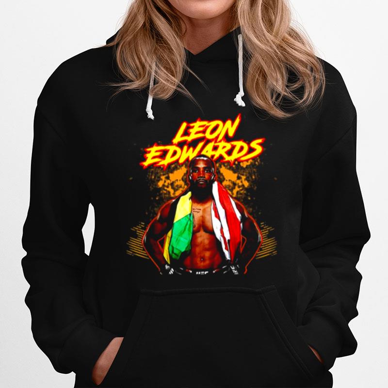 The Portrait Of Leon Edwards Champion Hoodie