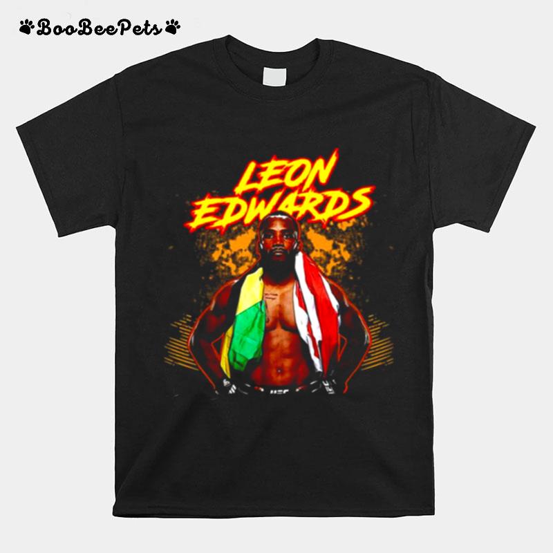The Portrait Of Leon Edwards Champion T-Shirt