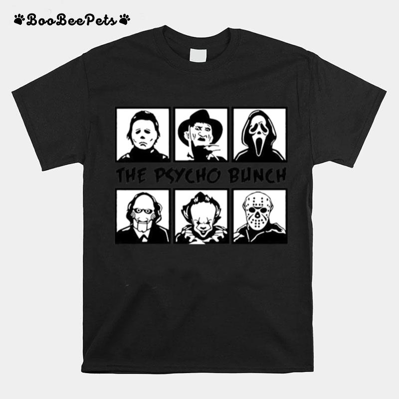 The Psycho Bunch Horror Team Halloween T-Shirt