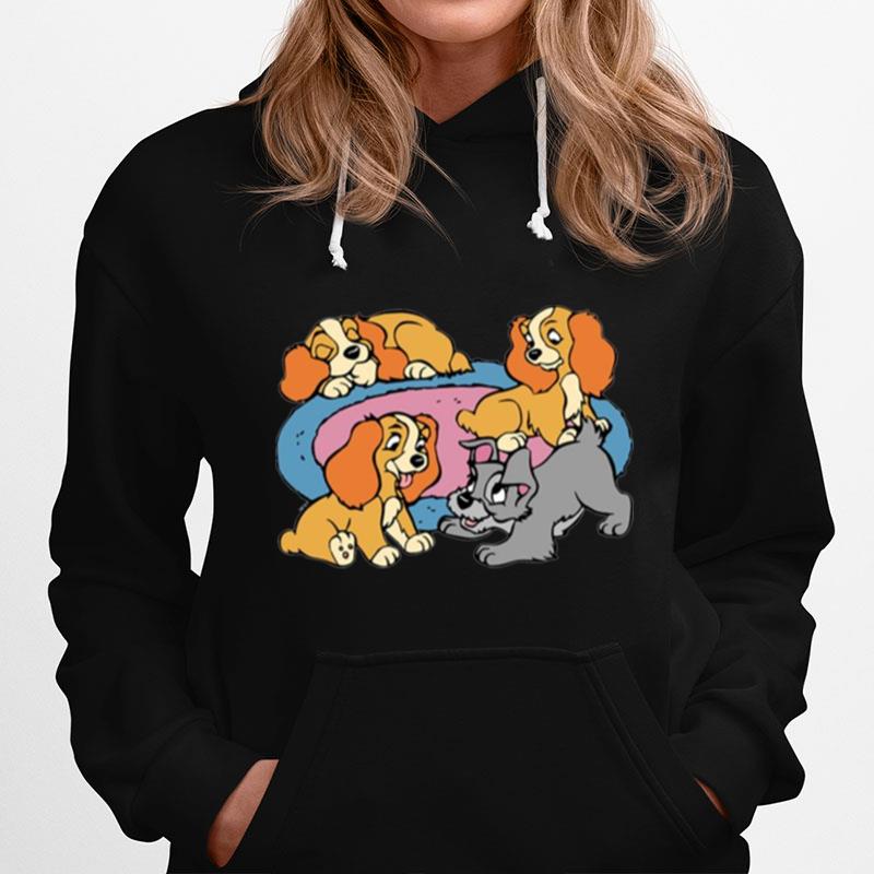 The Pupies Lady And The Tramp Hoodie