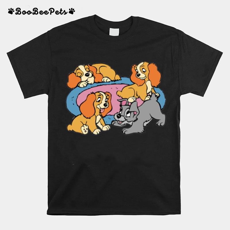 The Pupies Lady And The Tramp T-Shirt