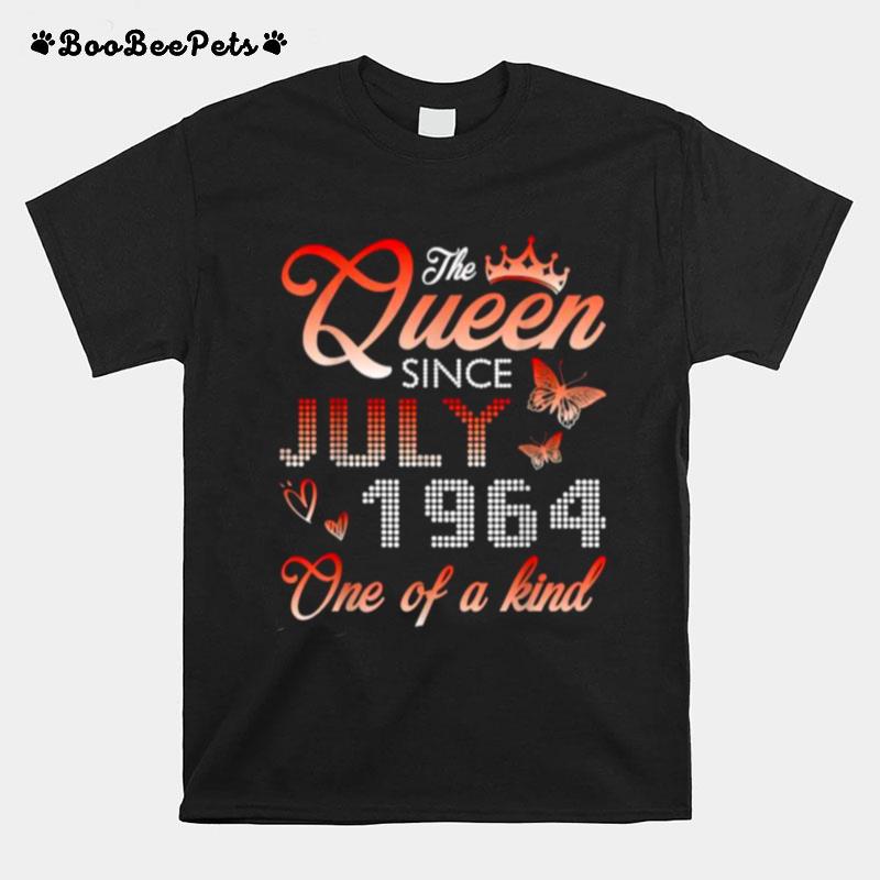 The Queen Since July 1964 One Of A Kind My Birthday 57 Years T-Shirt