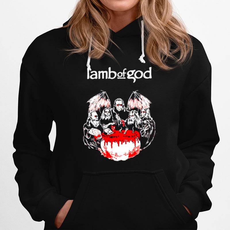 The Red Blood Table Lamb Of God Hoodie